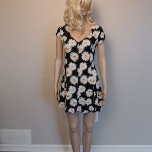 Black Daisy Sun Dress